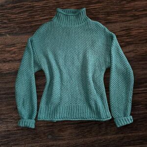 Unbranded Women's Green and Blue Jumper